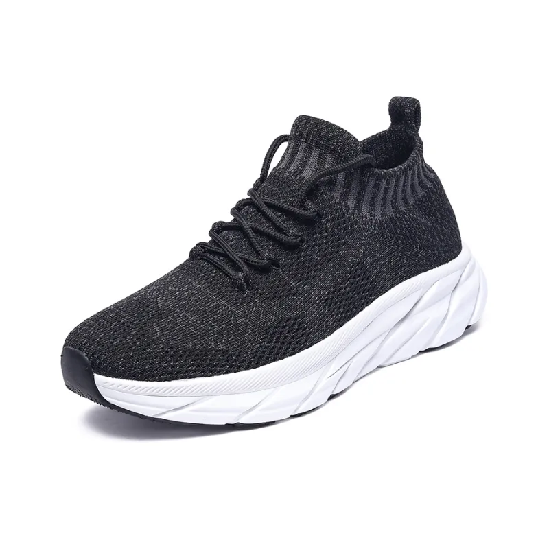 SENGUIBUCK Men's Casual Shoes Men Low Top Gray/Black White/Khaki-11