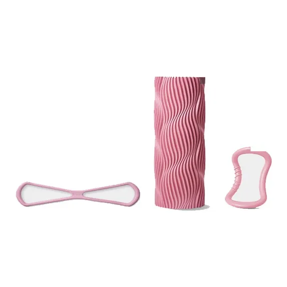Keep Yoga Stretchers Lumbar Spine Neck Legs TPE Unisex Blue Pink-3