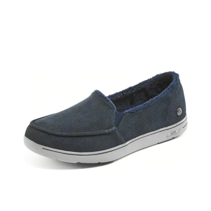 Skechers ARCH FIT LOUNGE Durable Warm Low-Top Casual Shoes Women's Marine Blue-0