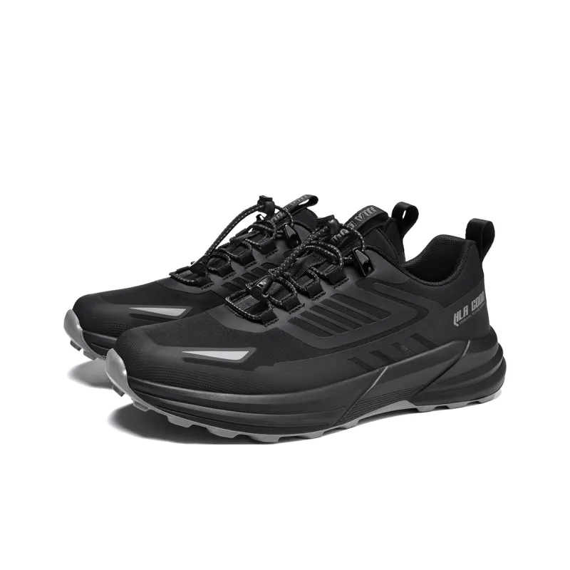 HLA Trendy Versatile Breathable Height Increasing Athletic Shoes-Lace-Free Casual Shoes Chunky Sneakers Men's-1
