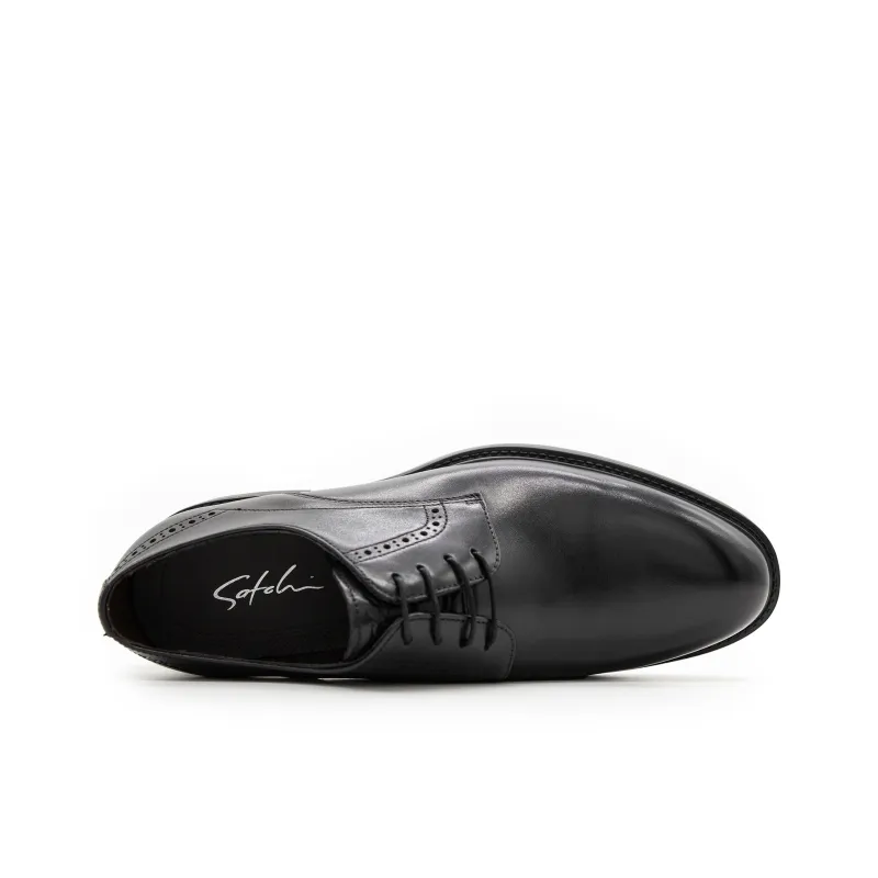 Satchi Loafers Dress Shoes Men's Black-3