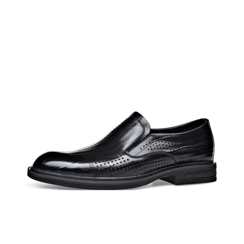 SHUPATE Dress Shoes Men Low Top Black, Brown-0