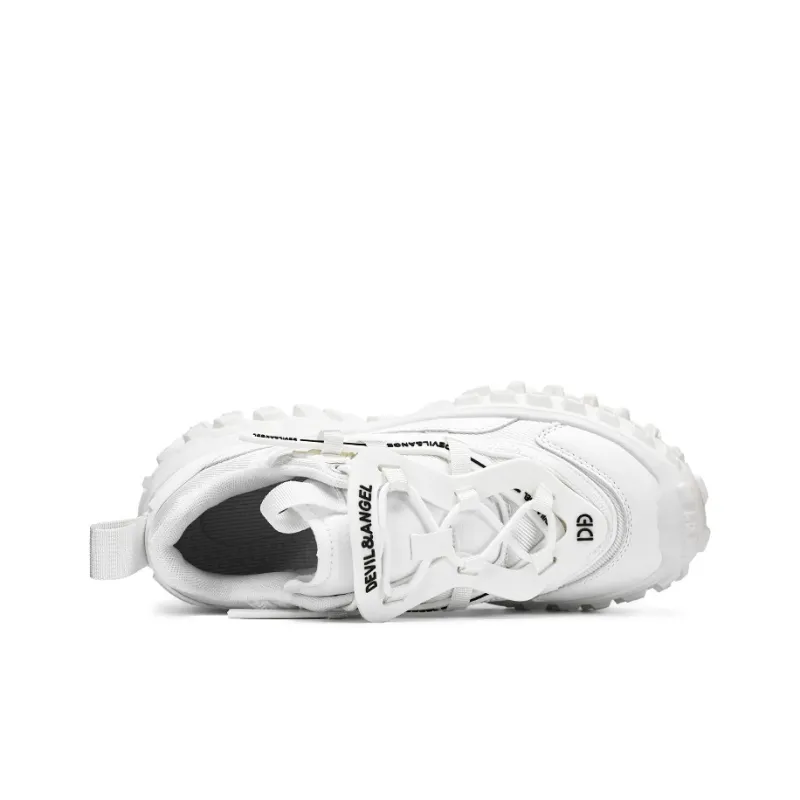 DEVIL AND ANGEL Platform Height Increasing Breathable Low-Top Chunky Sneakers Unisex-2