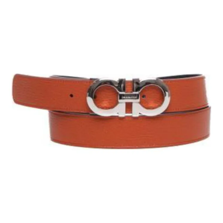Ferragamo Gancini Buckle Reversible Belt-1