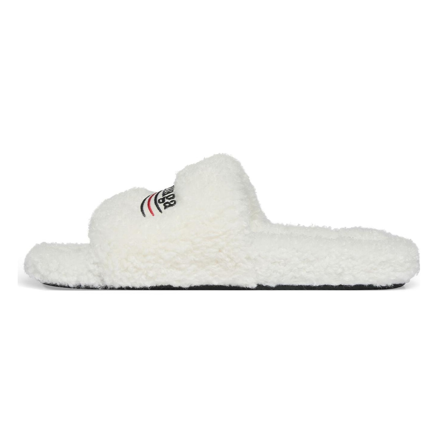 Balenciaga slippers white online