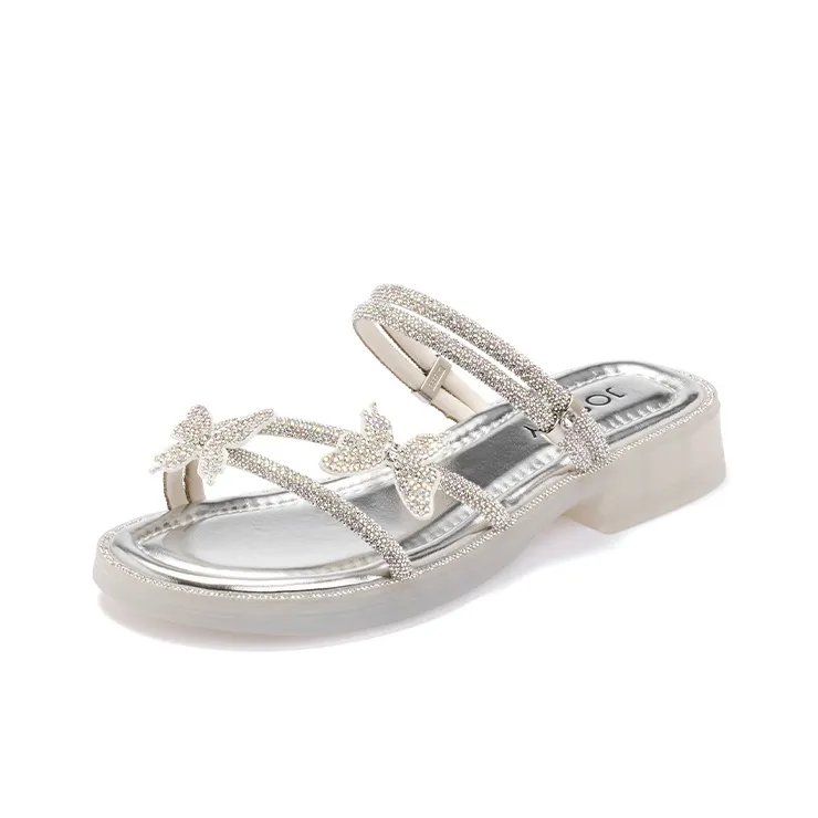 JOSINY Rhinestone Slide Slippers Women's-1