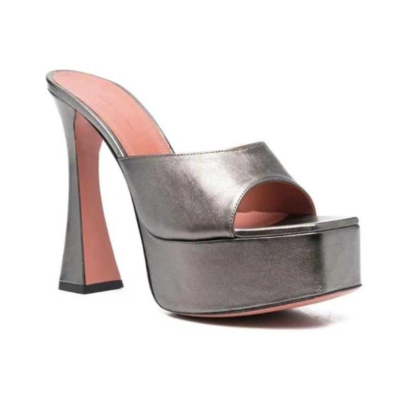 AMINA MUADDI 140mm Dalida Platform Mules Women's-2