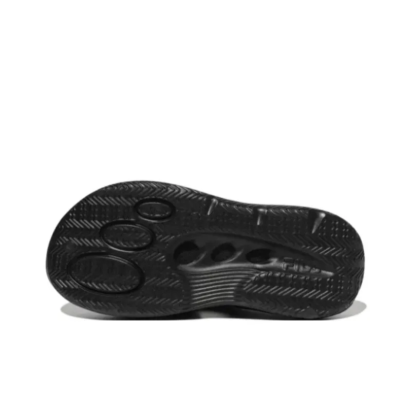FILA Quiet Abrasion Resistant Closed Toe Slippers Unisex Black-5