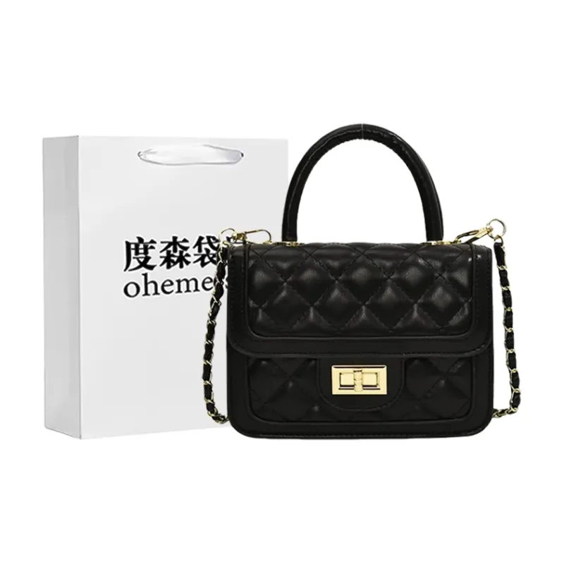 Dusen Kangaroo PU Crossbody Bag, Handbag Women's White/Silver/Black/Multicolor-13