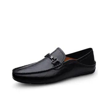Abango Gommino Loafers Unisex Black/Brown