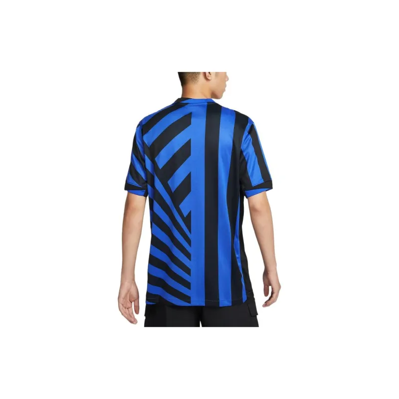Nike Inter Milan 2024/25 Stadium Home Men's Nike Dri FIT Soccer Replica Jersey-1