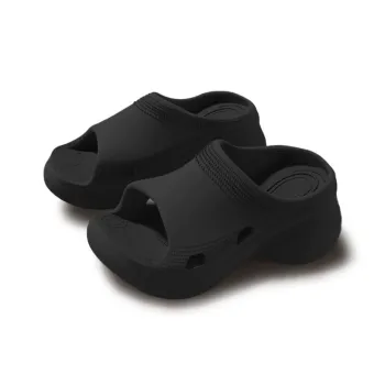 XMISTUO Cut-Out Quiet Slip-Resistant Abrasion-Resistant Quick Dry Slide Slippers Women's
