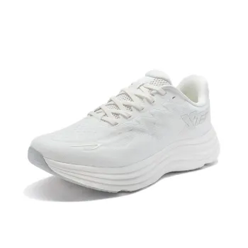 XTEP Cushioning Wear Resistant Low Top Casual Running Shoes Men's White