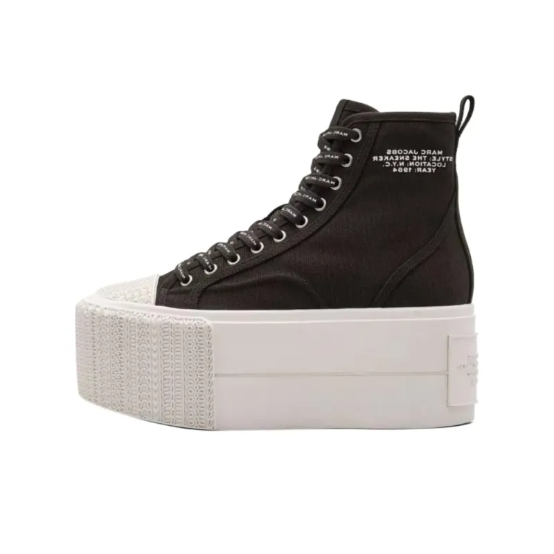 MARC JACOBS High Top Platform Lace Up Sneakers Women's-0