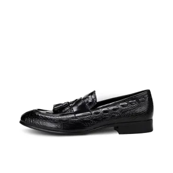 ASTON M.JAZZ Loafers Men Black/Burgundy