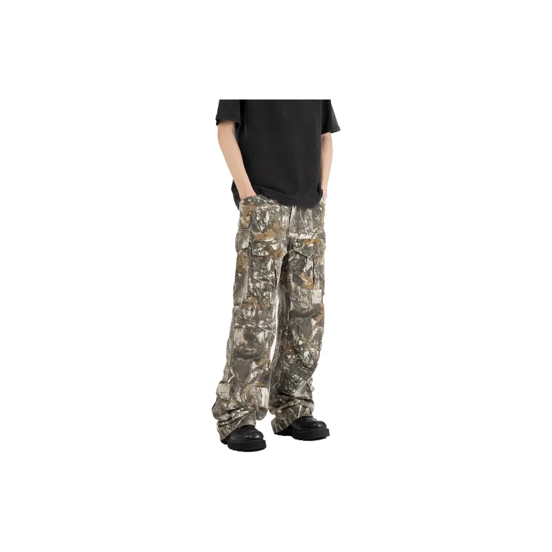 Gangurru Cargo Pants Unisex Camouflage-2