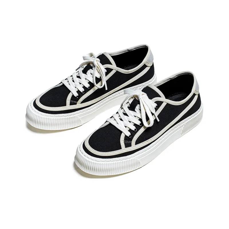 Rummaden Anti-Slip Wear-Resistant Lightweight Breathable Low-Top Canvas Shoes Men's-1