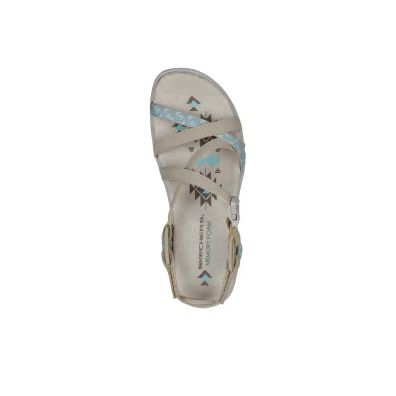 Skechers Reggae Slim Beach Sandals Women's Brown-3
