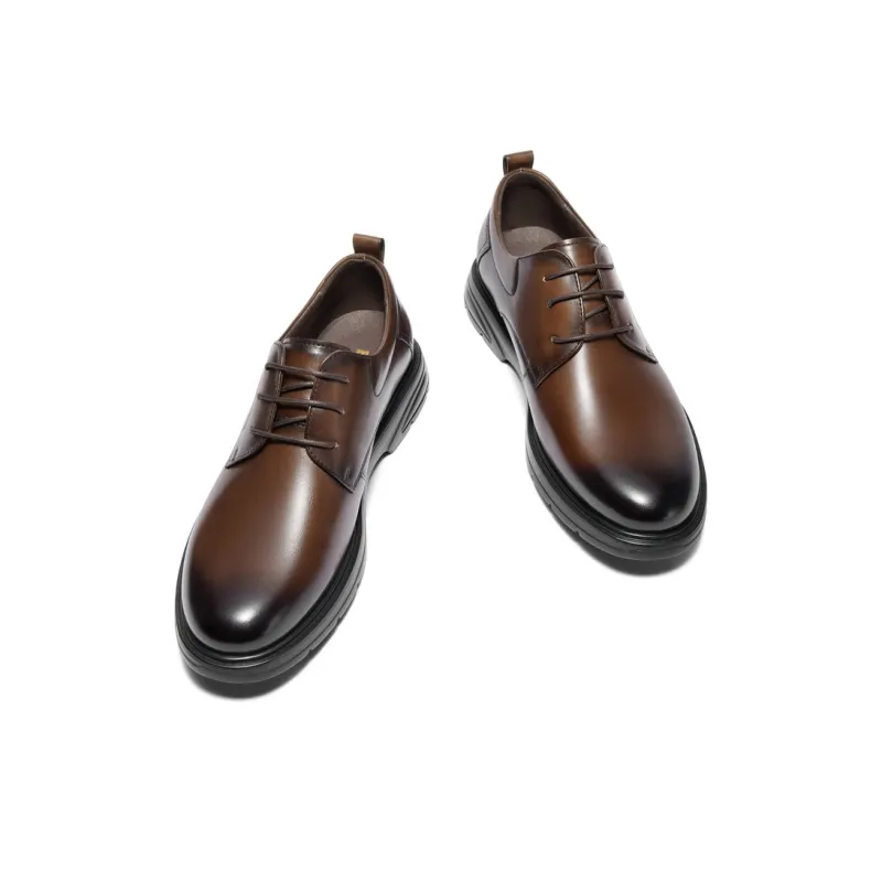 BELLE Dress Shoes Men Low Top Black-7
