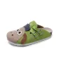 Green Animal Closed Toe
