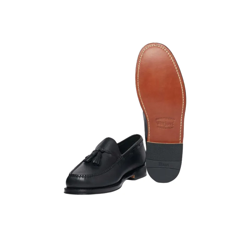 G.H. Bass & Co. Weejuns Larkin Boat Shoes Men's Black-5