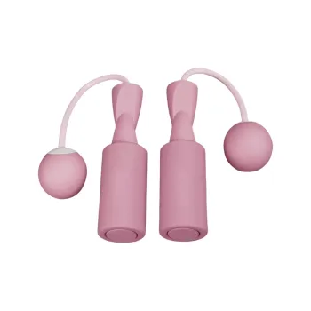 SANJEG Aerobic Fat Reduction Non Countable Jump Ropes Adults PVC Rope PP Controller EVA Large Ball