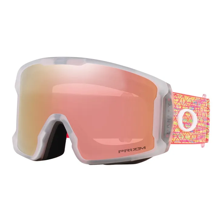 Oakley LINE MINER Sun Protection, Anti Fog, Snow Blindness Prevention, Windproof Unisex Ski Goggles-0