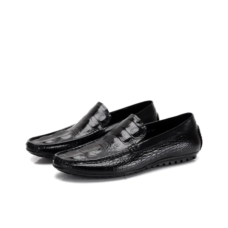 Bansley Gommino Loafers Men's Black-1