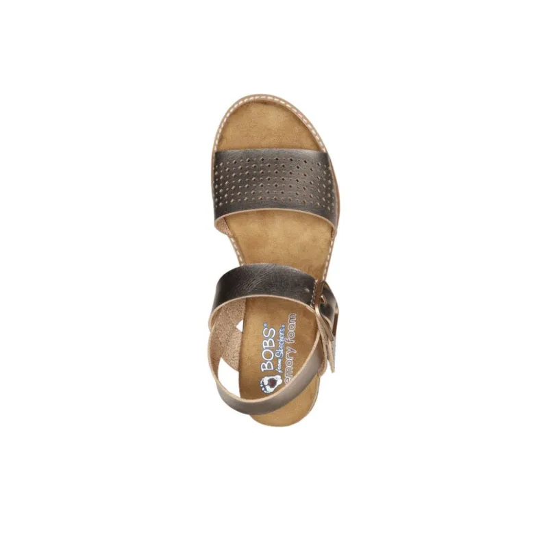 Skechers DESERT KISS Goldie Glam Strap Sandals Women's Rose Gold-4