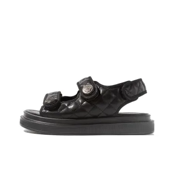 TUOPIN Beach Sandals Women's Black, White