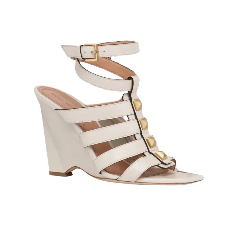ALBERTA FERRETTI Roman Sandals 10cm Women's White-1