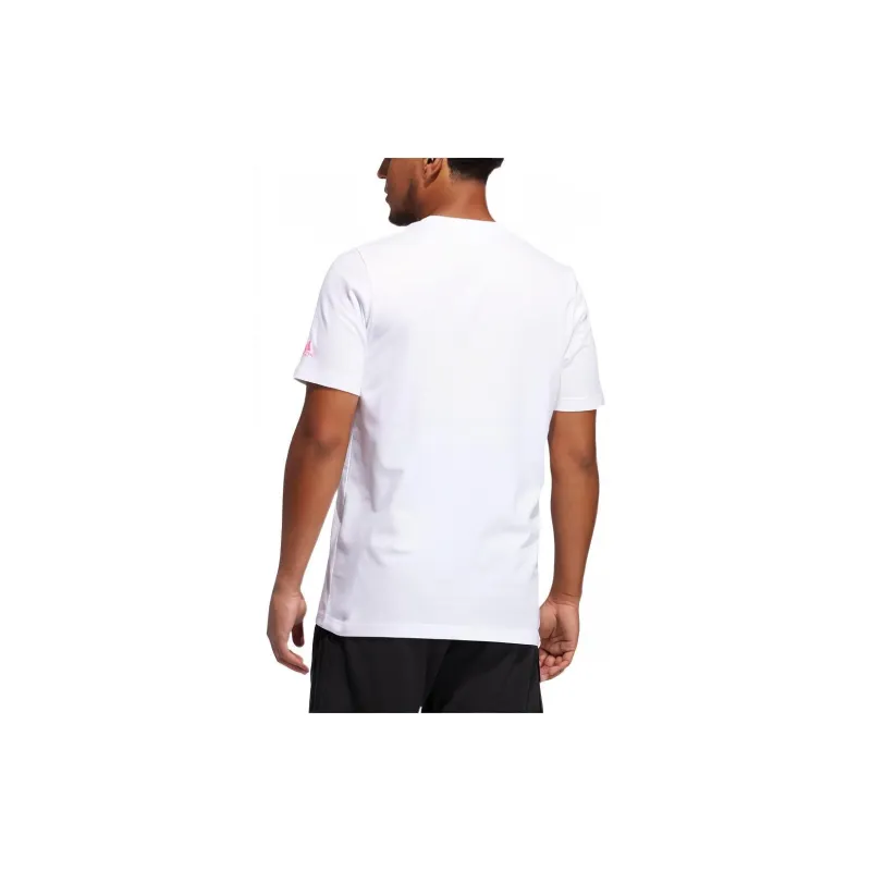 Adidas T Shirts Men White-1
