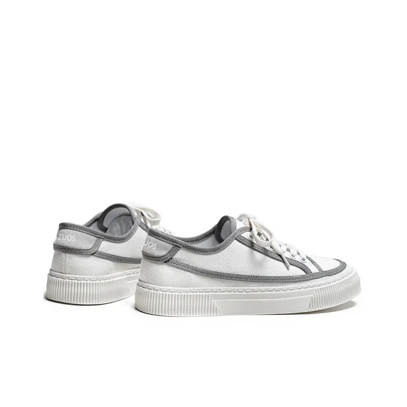 Rummaden Anti-Slip Wear-Resistant Lightweight Breathable Low-Top Canvas Shoes Men's-7