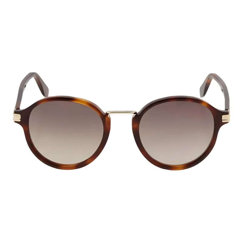 MARC JACOBS Acetate Round Sunglasses Men's Havana/Gold-1