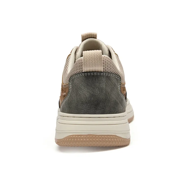 Extravagant Breathable Wear Resistant Cushioning Height Increasing Low Top Skateboard Shoes-7