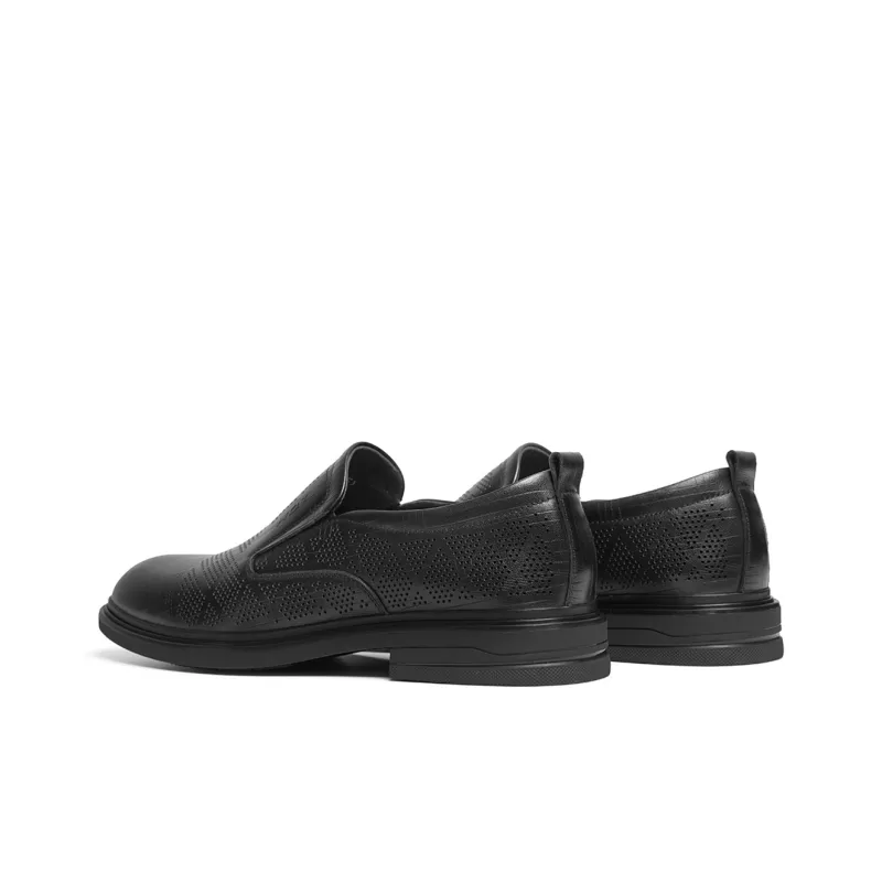 RED DRAGONFLY Casual Shoes Slip on Men's Dress Shoes Men's Black-4
