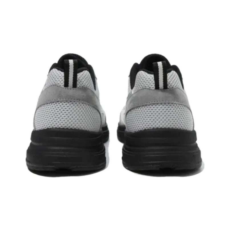 FILA Slip Resistant, Abrasion Resistant, Breathable Low Top Running Shoes Unisex Gray White Korean Style-4