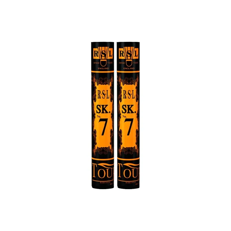RSL SK.Size 7 Duck Feather Shuttlecock 12 Pack CiGu Duck Feather Small Board Duck Feather Training Shuttlecocks-3