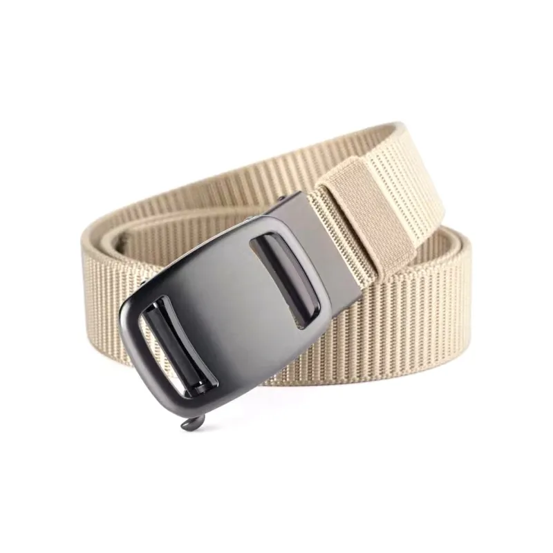 Mulinsen Minimalist Style Workplace No Tooth Automatic Buckle Outdoor Casual Belt Men's 3.8cm-2