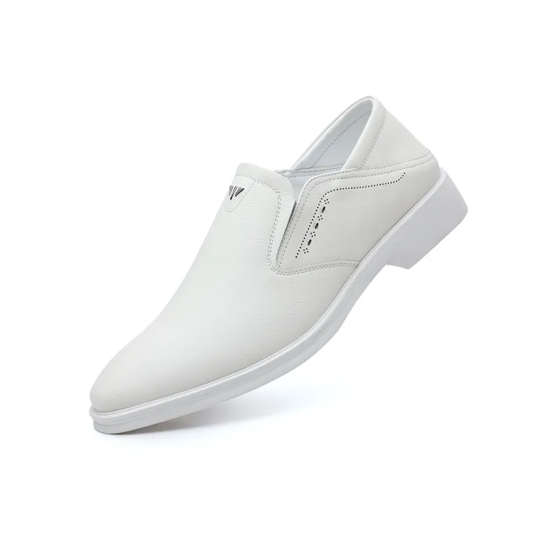 PTLS Dress Shoes Men Low Top Black, White-1