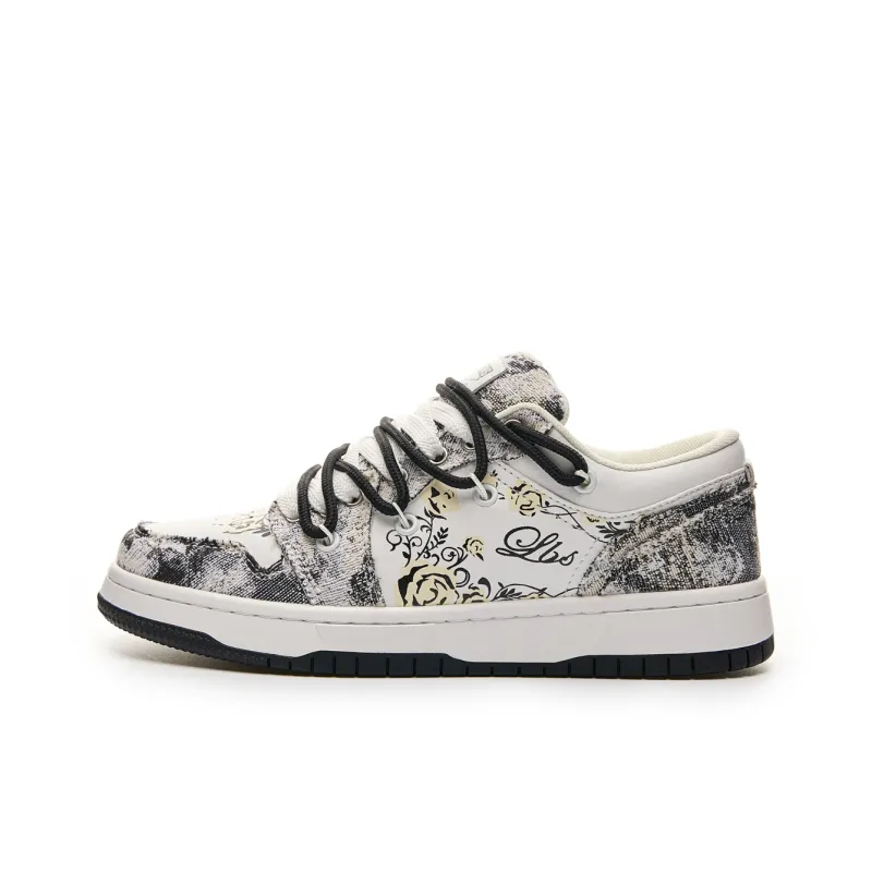 LAZY BONS Low-Top Skateboard Shoes Unisex-8