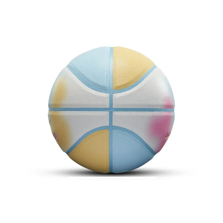 RIGORER PU Basketball Purple Yellow/purple Yellow White/blue Pink Yellow White Size 7 Training Unisex-10
