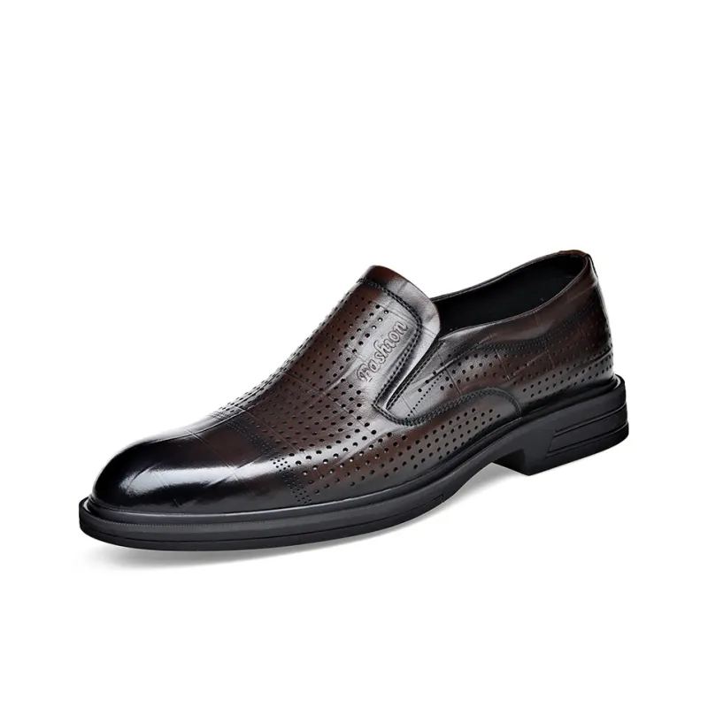 SHUPATE Dress Shoes Men Low Top Black, Brown-11