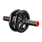 Double Wheel Abdominal Roller-220.5 Lbs Load Capacity