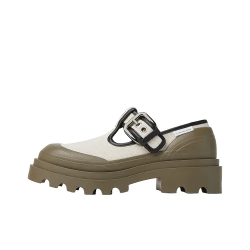 Bottega Veneta Casual Single Shoes 7cm Women's Beige
