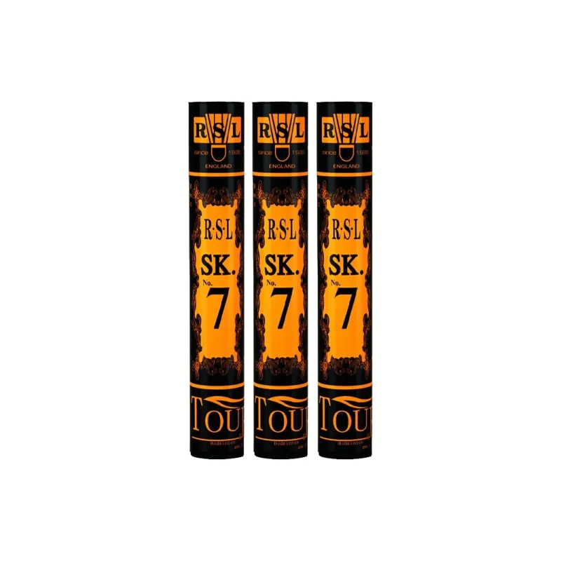 RSL SK.Size 7 Duck Feather Shuttlecock 12 Pack CiGu Duck Feather Small Board Duck Feather Training Shuttlecocks-5