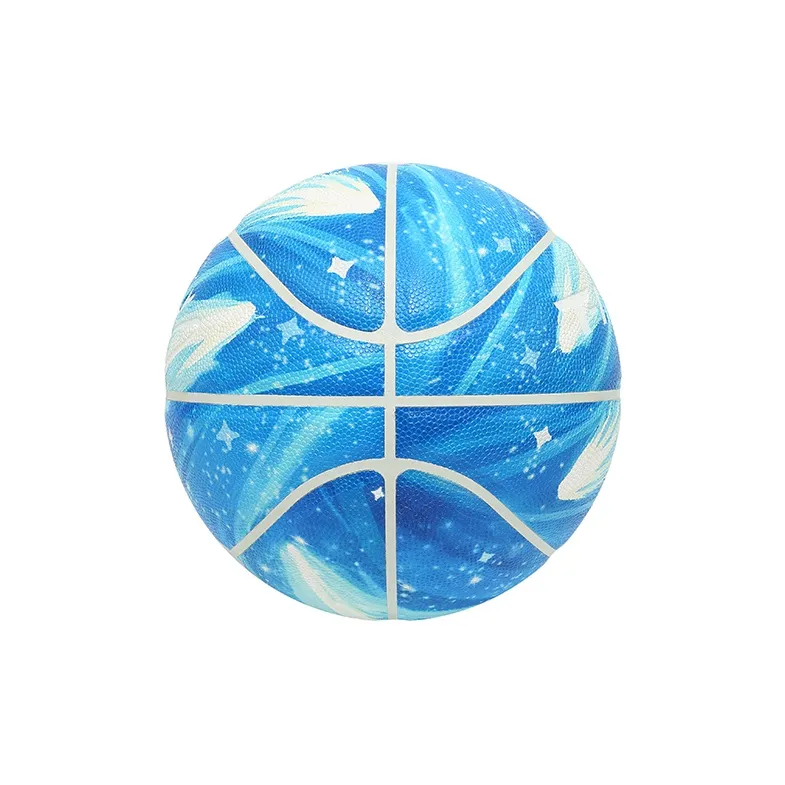 T-Mac Maddie Constellation Star Collection PU Basketball Blue White Size 7 Training Unisex-1