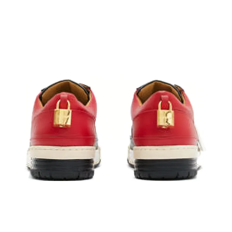 Buscemi AIR JON Skateboard Shoes Men's White-3