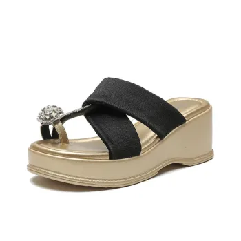 DUSTO Beach Sandals Women's Apricot/Gold/Black/Silver