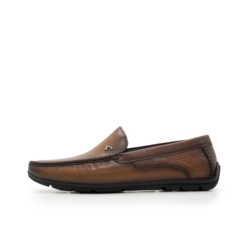 Satchi Slip on Loafers Men's Light Brown-0